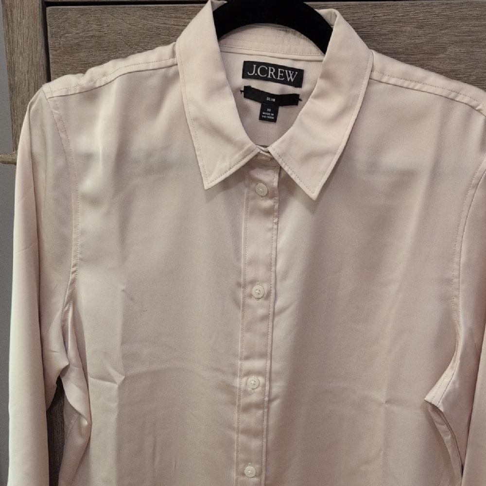 J. Crew Satin Shirt